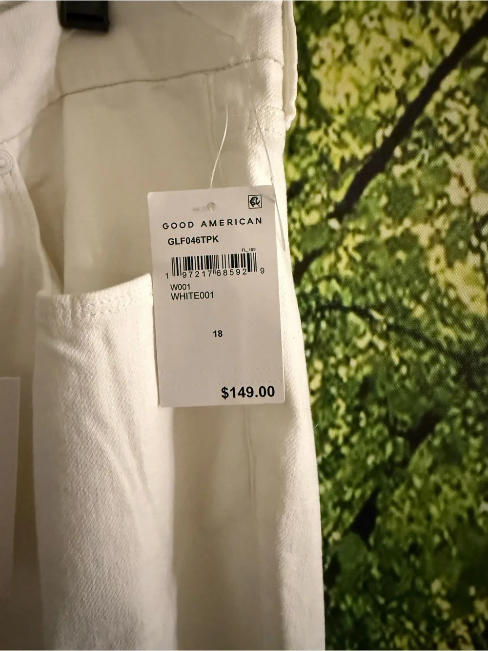 Good American White High-Rise Wide-Leg Jeans - Picture 4 of 10